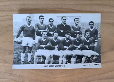 Manchester United (early 1960's) - Postcard (5.5'' X 3.5''). • £6.99