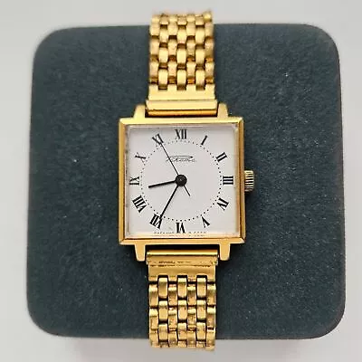 VINTAGE Good Looking RAKETA USSR SOVIET Watch Cal.2209 With 23 Jewel Gold Plated • £77.62