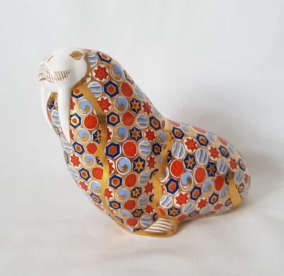 £30 • Buy Royal Crown Derby English Bone China Walrus Paperweight