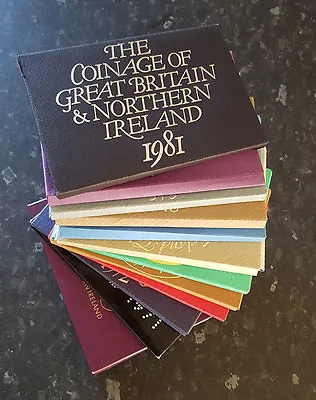 £2.50 • Buy Royal Mint UK Proof Coin Set Covers For 1970 To 1982 