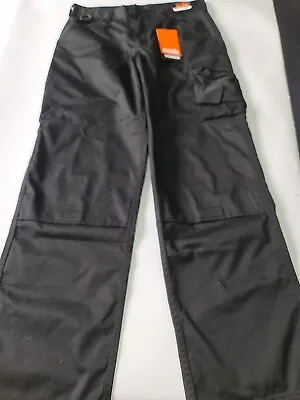 £19 • Buy Scruffs Worker Plus Men's Trousers - Black, 34R