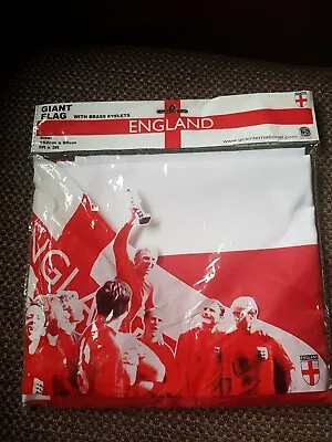 £5.90 • Buy England Giant Flag With Brass Eyelets Size 5ft × 3ft From GCS UK LTD