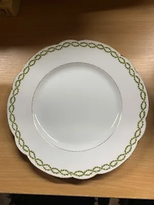 *RARE* C1910 BERNARDAUD & CO LIMOGES WHITE 24.5cm-WIDE DINNER PLATE (P5) Ref:AA • £13.99