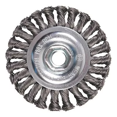 Mercer Industries 186510B - 4  X 1/2  X 5/8 -11 Knot Wire Wheel .020 Carbon Ste • $10.87