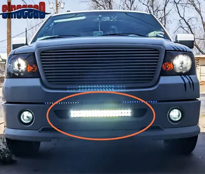 22'' LED Light Bar Bumper Mount Wire Combo For Ford F150 2006-2007 2008 • $70.99