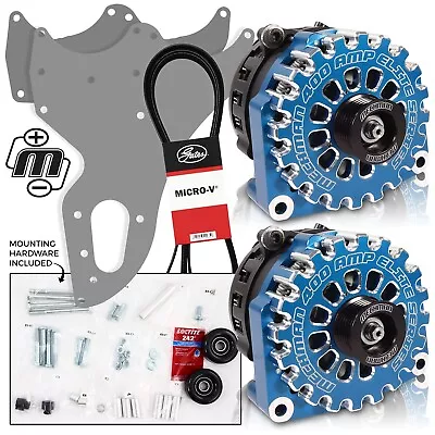 Mechman 800 Amp Blue Dual Alternator Kit For 2005 - 2013 GM Trucks • $1599