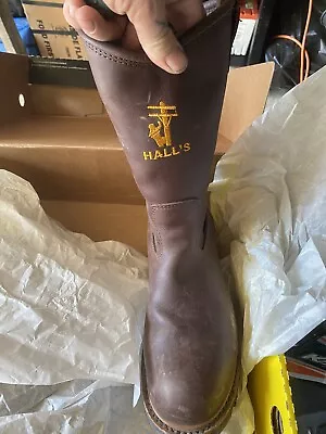 Halls Lineman Boots Size 9 • $250