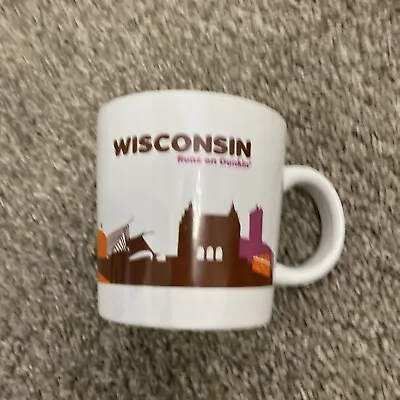 $9.99 • Buy Wisconsin Runs On Dunkin’ Donuts Mug 2013