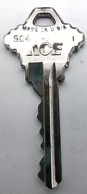 Vintage Key ACE SC4-1 Made In The USA Appx 2.25  Locks Doors House Gate Pool • $8.99