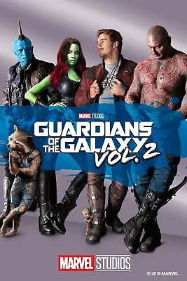 Marvel Art Print Poster Wall Decor Guardians Of The Galaxy 2 Collectible Gift • $11.99
