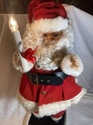 Vintage Santa Claus Display Arts Animated Illuminated Christmas Figure 24  • $17