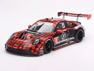 Top Speed  Driveway.com  #9 Porsche 911 GT3 R - Pfaff 1:18 Diecast Car TS0510 • $199.99