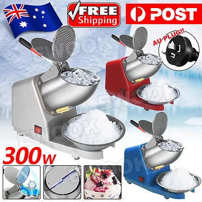 Upgraded Electric Ice Crusher Shaver Snow Cone Maker Commercial Machine 2200r/m • $55.95