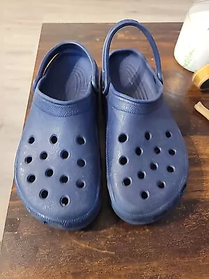 CROCS Classic Slip On Clog Navy Blue Men's Size 11  • $10