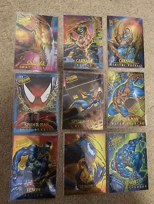 1995 Limited Edition Fleer Ultra Marvel Spider-Man Masterpieces Chase Insert Set • $59
