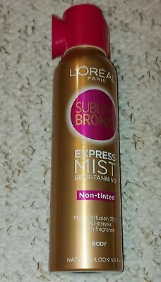 L'Oreal Paris Sublime Bronze Self Tan Express Mist Tanning Face Body 75 Or 150ml • £19.95