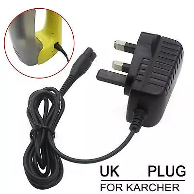 UK Plug Window Vac Vacuum Battery Charger Karcher WV2 50 60 70 75 Series NEW • £4.72