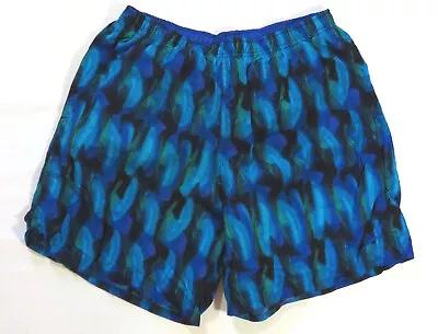 Speedo Vintage Swimming Trunks Shorts 1990's Summer Wear Ocean Beach Surf Teal • $44.98