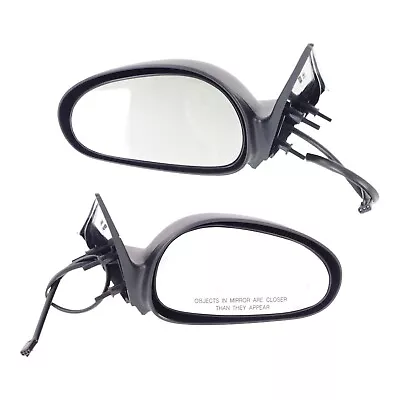 Set Of 2 Mirror Power For 1996-1998 Ford Mustang Left And Right Black • $50.06