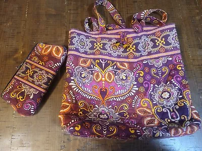 Vera Bradley Tote Bag With Wallet Multicolor • $29.75