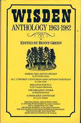 £8 • Buy Green, Benny WISDEN ANTHOLOGY 1963-1982 Hardback BOOK