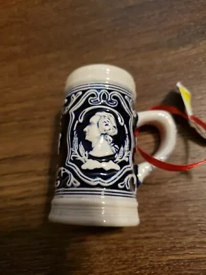 George Washington Mount Vernon Colonial Beer Mug Stein Christmas Ornament 2 1/2  • $12.99
