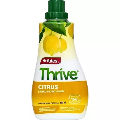 $24.99 • Buy Fertilizer YATES THRIVE Liquid Plant Food Citrus 500ML