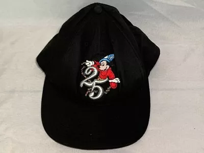 Walt Disney World 25th Anniv. Cap Hat Mickey Mouse Vtg 1996 Snapback - Like New • $17