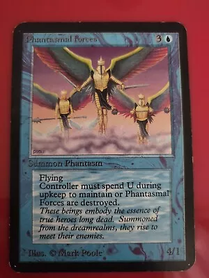 Mtg 2i -  Phantasmal Forces - Alpha - Excellent - Magic The Gathering • $50