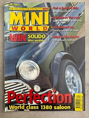 Mini World Magazine - December 1998 - 1380 Saloon Cabrio Rebuild Street Pickup • £7.99