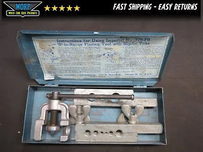 Vintage Made In The Usa Eastman Imperial Flare Tool Pipe Flaring With Case • $24