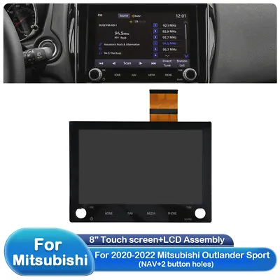 8  NAV LCD Touch Screen Display Digitizer For Mitsubishi Outlander Navigation • $188.88