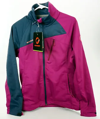 NWT Mammut Cellon Soft Shell Winter Jacket Women's Medium Purple Full Zip Ski • $69.94