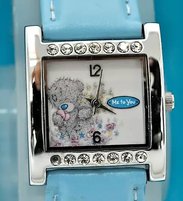 Brand New Me To You Teddy Crystal Stone Blue Strap Watch MTY52/A New Battery • £12.99