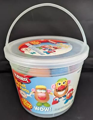 PLAYSKOOL BUCKET OF PARTS: MR. POTATO HEAD. 30+ Pieces. Gently- Used. FREE SHIP • $29.99