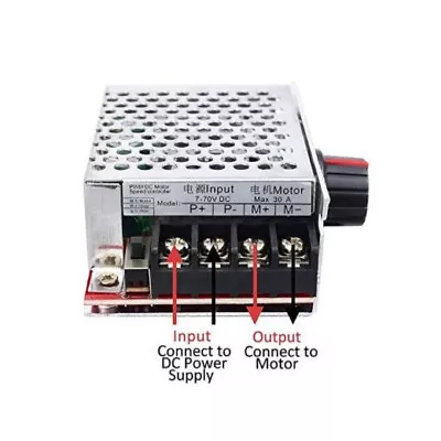 7-70V PWM DC Motor Speed Controller Switch 30A With Power Indicator • $12.59