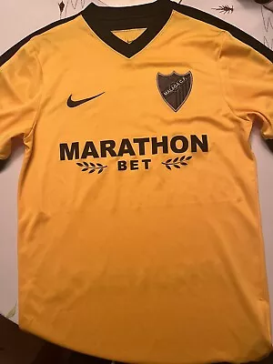 Malaga CF Nike Dri-Fit Soccer Futbol Jersey Mens Small • $20