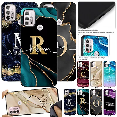 Personalised Cover Retro Marble Phone Case For Motorola Moto G Power E13 G22 G54 • $7.99