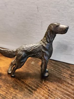 Miniature Setter Dog Pewter Figurine VTG 2.5  H • $8.75