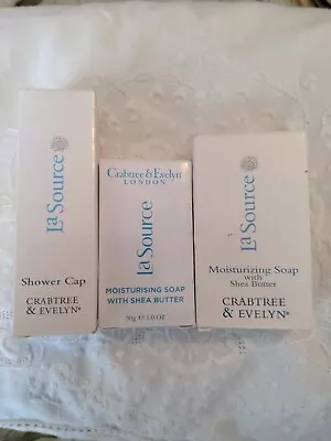 Crabtree And Evelyn La Source Moisturizing Soap (2) Shea Butter Travel Size  • £12.53