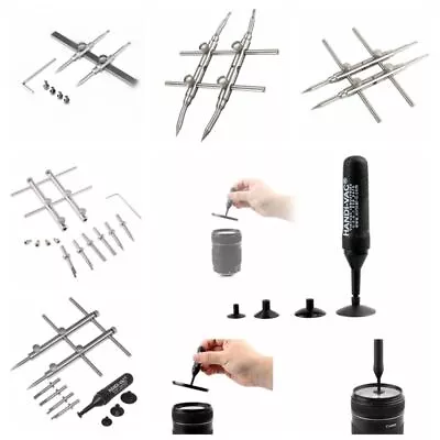 Camera Lens Repairing Tools Kit Repair Set With 3 Tips 6 Screws 2 Hexagon Wrench • £5.36