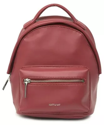 Matt & Nat Womens Loom Collection Bali Mini Vegan Leather Backpack Purse In Gala • $29.99