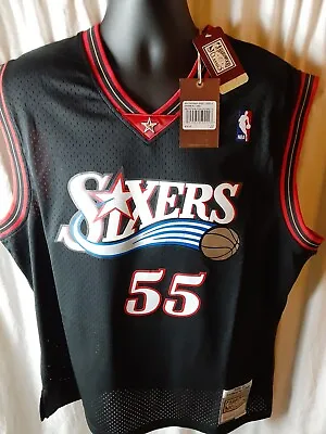 Philadelphia 76ers Mutombo #55 Men's Mitchell & Ness Swingman Jersey MSRP $130 • $84.99