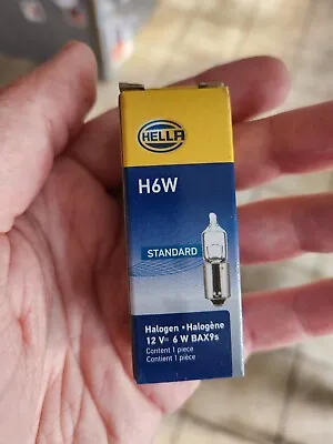 Hella H6W HELLA H6W Standard Series Halogen Miniature Light Bulb • $12.99