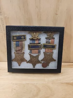 GAR Grand Army Of The Republic 1861-1866 Civil War Veteran Badge Medals Group • $795