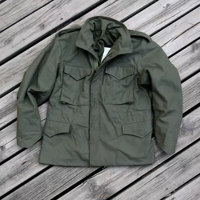 American M65 Military Men Jacket US Army Vietnam Field Coat Green OG107 Replica • $82.39