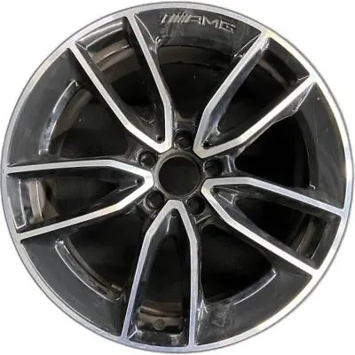 FRONT AMG Mercedes-benz Machined Black C-class OEM Wheel 19” 2020-2023 85698A • $639.97