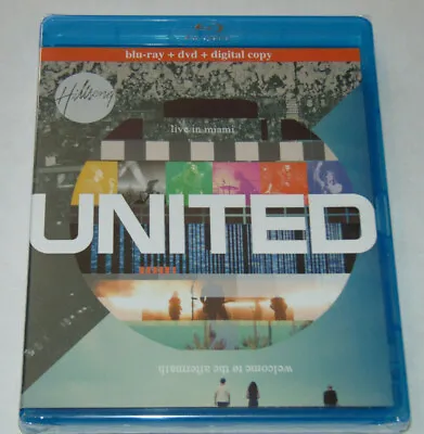$6.97 • Buy DVD+Blu Ray+Digital Copy, Hillsong United Live In Miami, Christian Worship Music