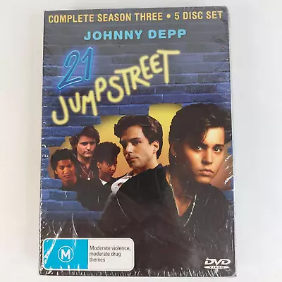 $34.99 • Buy 21 Jump Street Season 3 1988 TV Series DVD Region 4 Johnny Depp NEW SEALED