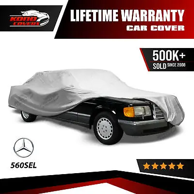 Mercedes-Benz 560Sel 5 Layer Waterproof Car Cover 1986 1987 1988 1989 1990 1991 • $52.95